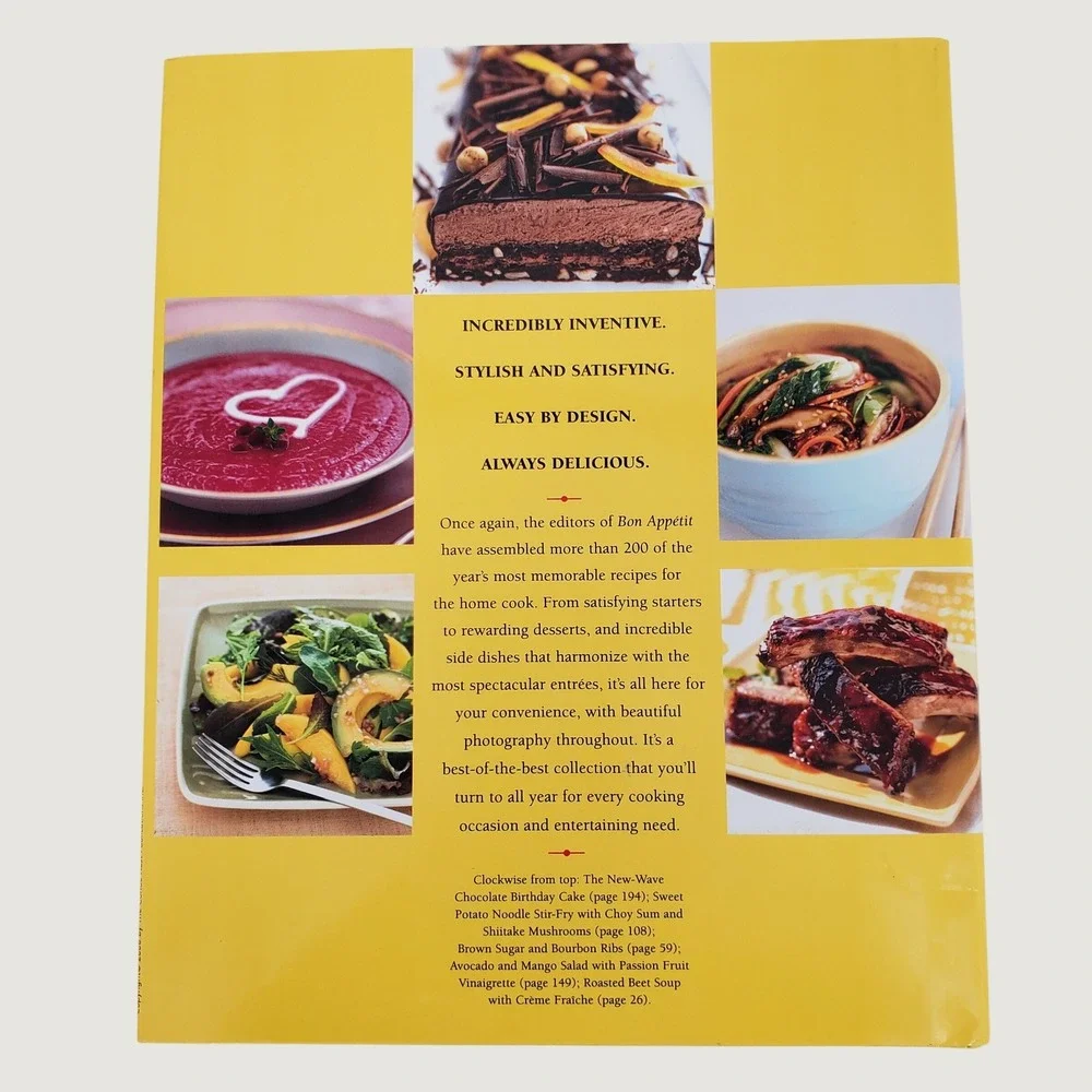 The Flavors of Bon Appetit 2006 Hardcover Cookbook 200 Recipes Conde Nast Books